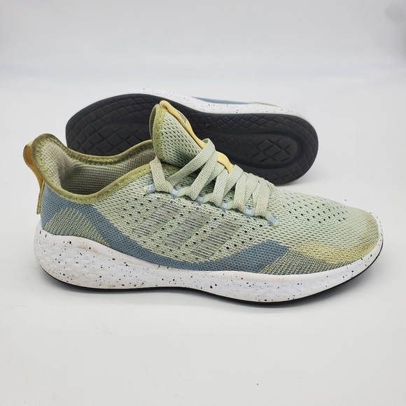 Adidas Shoes Women 7.5 Fluid Flow 3.0 Running Linen Green - Picture 8 of 12